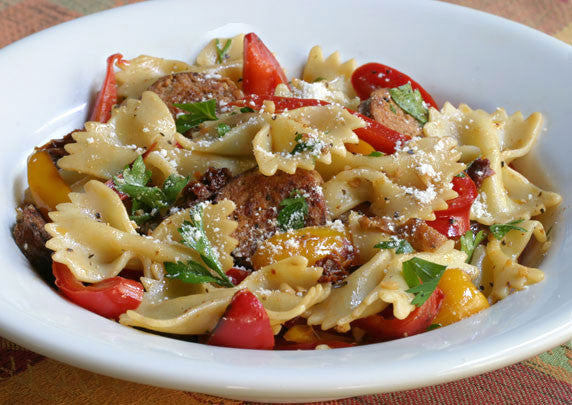 Farfalle Pasta with Sausage